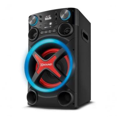 Imagem de Torre De Som Mondial TM-1200-B Luzes Bluetooth 1200W RMS App Bivolt