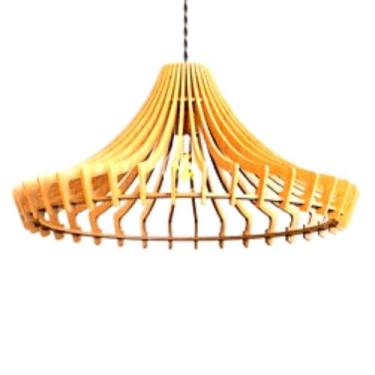 Imagem de Luminária Teto Tipo Pendente Coliseum Mdf - Completa Mdf Cru - LENOBRE