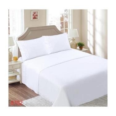 Imagem de Conjunto de lençóis de poliéster e algodão, 144 fios, 1,5 quadrados - 