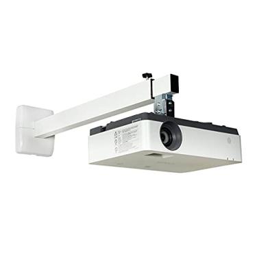 Imagem de Suporte universal para projetor, suporte de parede, projetor de teto, suporte extensível de vídeo, suporte de parede com suporte de telefone de altura ajustável, suporte de chão para laptop