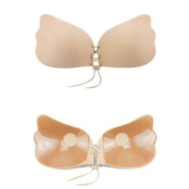 Imagem de Sutiã Autocolante Invisível Ajustável Push Up Nude - DILUXO, GG, Nude,