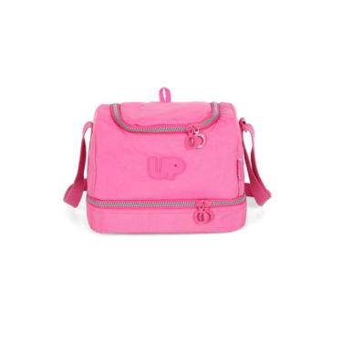 Imagem de Lancheira Bolsa Térmica Escolar Original Up4you Crinkle - Luxcel, Rosa