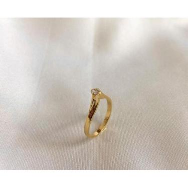 Imagem de Anel solitário - Nobre ouro