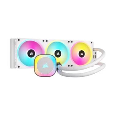 Imagem de Water Cooler P/ Processador Corsair Icue Link H150i Aio 360 RGB P/ Intel/amd Branco - Cw-9061006-ww