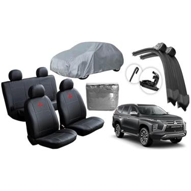 Imagem de Capa de couro +Capa de cobrir + Limpador de para - brisa -Mitsubishi pajero sport 18-24