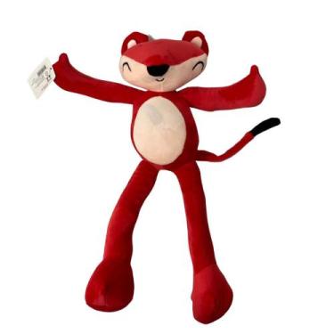 Imagem de Brinquedo Pelúcia Raposa Macia Magrela Fofinha - china