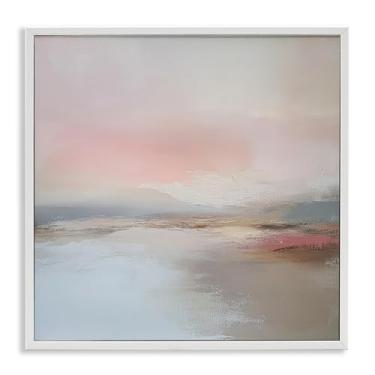 Imagem de Stupell Industries Muted Landscape Distant Horizon Black Framed Giclee Art, design by Petal Prints Design, 12 x 12