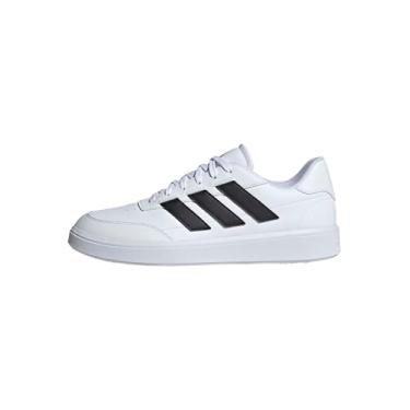 Imagem de adidas Courtblock Tênis masculino, Branco/Preto/Branco, 42