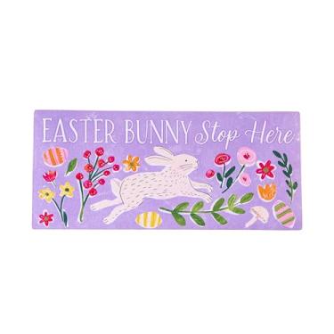 Imagem de Evergreen Flag Inserções de tapete de interruptor de sassafrás de Páscoa, tapete de porta frontal intercambiável, entrada externa, tapetes internos para entrada, inserções de capacho de sassafrás de