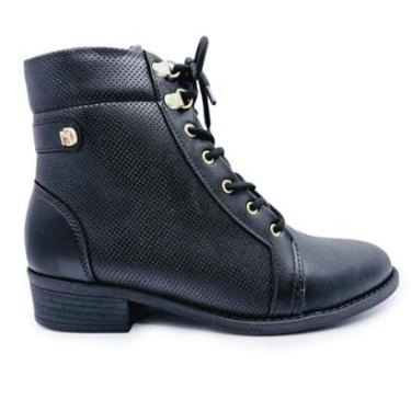 Imagem de Bota Modare Cano Médio Salto Baixo em Napa Microperfurada-Feminino