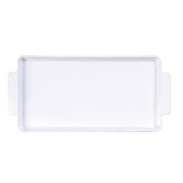 Imagem de Travessa Retangular Porcelana com Alças 24x13cm Tramontina Maria Augus