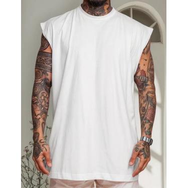 Imagem de Regata Oversized Machao Trabalhe Até  Algodão Premium Verão - AL7, Bra