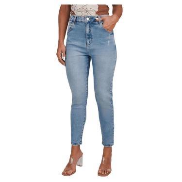 Imagem de Calça Feminina Lado Avesso Jeans Jegging - L1252-Feminino
