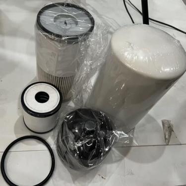 Imagem de Conjunto de filtros de manutenção de 4 peças com junta de vedação compatível com Hino 258 268 338 2011-2019 Substituição # 15613-E0110 23304-E0020 23304-EV023 S1222-EV011