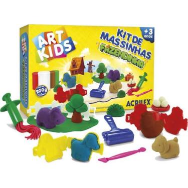 Imagem de Massa para Modelar Criativa ART KIDS Fazendinha 200G