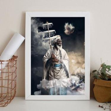 Imagem de Quadro Fotografia Pai Oxalá 45X34Cm - Com Vidro