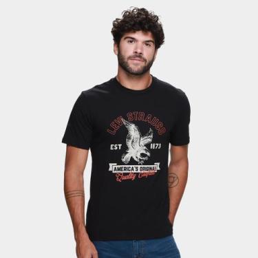 Imagem de Camiseta Levis Graphic set-in Neck Masculina, Preto, P