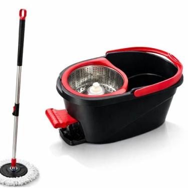 Imagem de Mop Giratório 360 Com Centrifugação Lava E Seca Microfibra Para Todos 