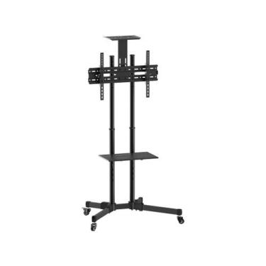 Imagem de Pedestal Para Tv 32 A 75 Suporte Com Rodízios A06v6_s Elg, Preto