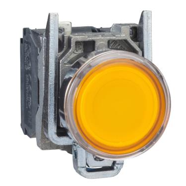 Imagem de Botão Luminoso XB4BW35B2 com LED 24VCA-CC 1NF Amarelo Schneider Electric