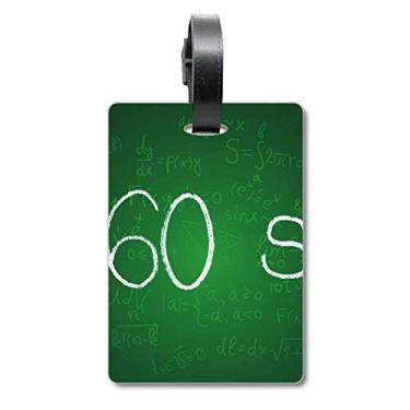 Imagem de Etiqueta para bagagem Kowledge 60 segundos com etiqueta para cartão de bagagem