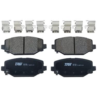 Imagem de TRW Pro TRC1596 Conjunto de pastilhas de freio a disco para Dodge Grand Caravan 2012-2020, traseira e outras aplicações
