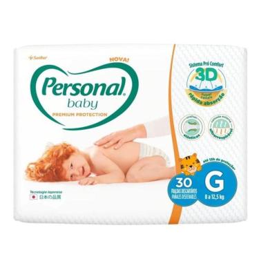 Imagem de Fralda Infantil Personal Baby Premium Mega G C/30 Unidades