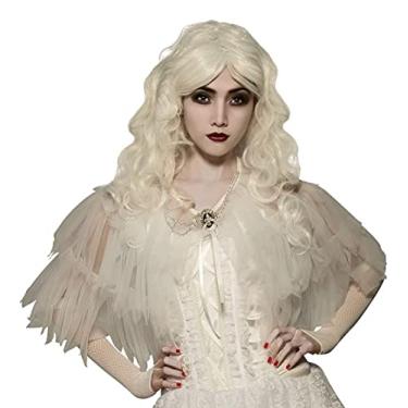 Imagem de Rubie's Costume Co. — Capelete de bruxa branca feminina, Multicor, tamanho nico