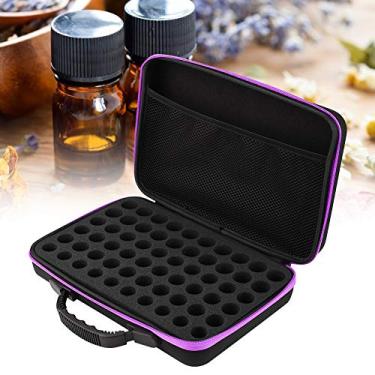 Imagem de Estojo Durável de Armazenamento de óleo Essencial para 60 Garrafas 5ml/15ml, Exterior à Prova de Choque, Perfeito para Viagens, Feito de Couro EVA (roxo) (Roxo)