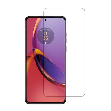 Imagem de UPONEW Pacote com 2 para Motorola Moto G84 protetor de tela de vidro temperado de alta transparência 9H Frontier