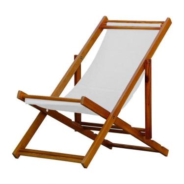 Imagem de Espreguiçadeira Preguiçosa Dobrável Mel Sb-branco
