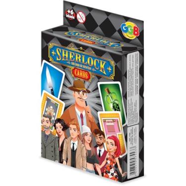 Imagem de GGB Plast Jogo Detetive Sherlock Cards