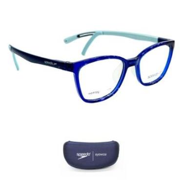 Imagem de Armação de Grau Infantil Speedo SPK7010 D02 Cristal Azul-Unissex