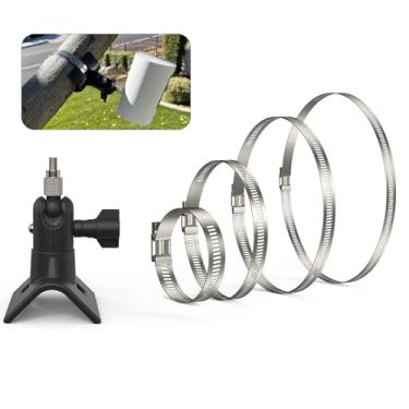 Imagem de Augstci Suporte para câmera de segurança externa sem perfuração, suporte universal compatível com Ring, Eufy, Wyze, Arlo, Google Nest, câmeras e mais