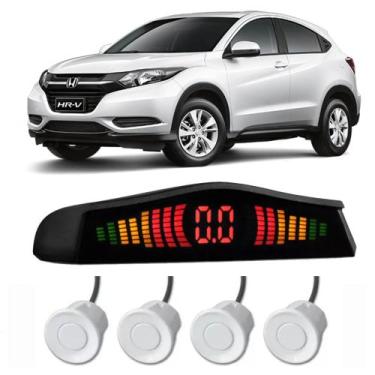 Imagem de Sensor De Ré Estacionamento 22mm Universal Honda HRV - Tech One, Branc
