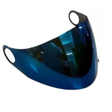 Imagem de Viseira polivisor agv blade iridium azul blue valentino rossi vr46