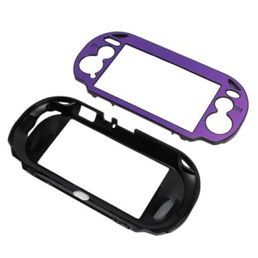 Imagem de Capa Rígida para PS Vita 1000, Projetada para Console de Jogos PS Vita 1000, Capa de Metal, Capa Protetora de Liga de Alumínio de Reposição, Capa para PS Vita 1000 (PURPLE)