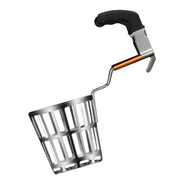 Imagem de DimyFew Coador de Macarrão com Escumadeira, Escorredor de Malha, Cesta de Escaldamento com Gancho para Coar E Enxaguar, a, Tamanho real