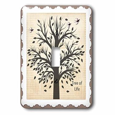 Imagem de 3dRose Lsp_213104_2,54 cm Memorial da Árvore da Vida em Budapeste, Hungria Interruptor de Interruptor Único