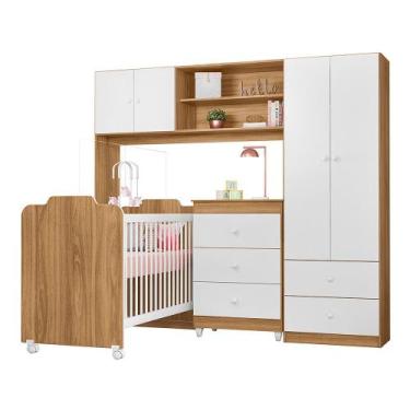 Imagem de Jogo de Quarto Bebe Infantil Completo Ternura Nature - Peternella