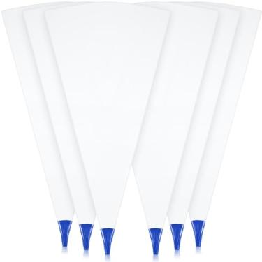 Imagem de Gueevin 6 peças de saco de argamassa de alvenaria de azulejo com ponta moldada 33 x 61 cm saco de argamassa para azulejo resistente a rasgos, ponta de perfuração, selador de cimento para trabalhos de