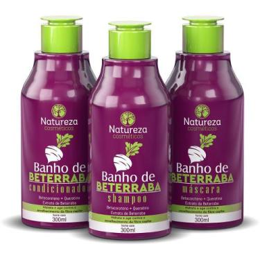 Imagem de Kit Hidratação Home Care Banho De Beterraba NATUREZA COSMETICOS - Natu