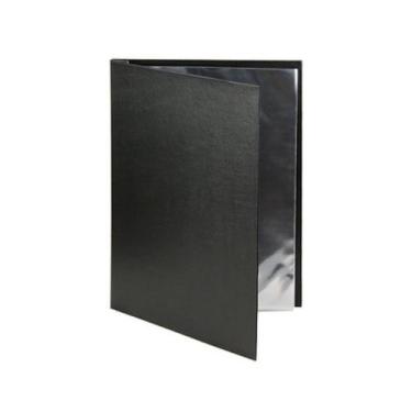 Imagem de Pasta Catalogo Percalux Economic Preta S/visor c/50 plásticos - TN Off