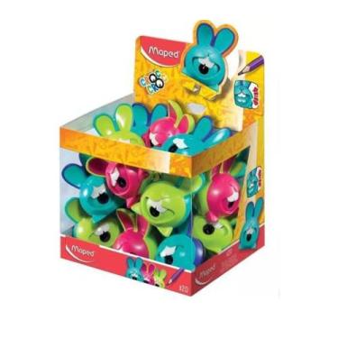Imagem de Apontador croc croc coelho 1 furo cores sortidas - Maped