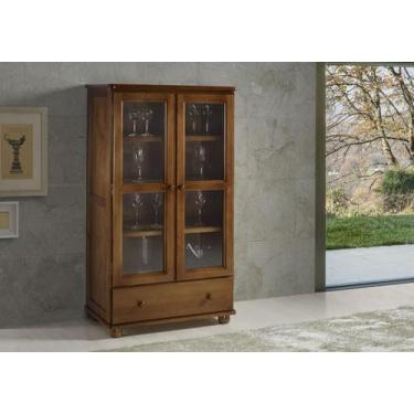 Imagem de CRISTALEIRA MADEIRA MACICA  MARCA TORNEADO SAO JOSE Ref: 049 - Tornead