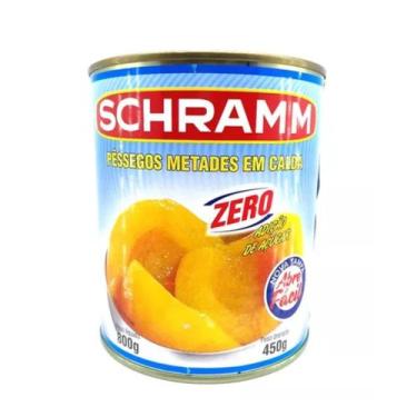 Imagem de Pessego Em Calda Schramm Zero Açucar 800gr - Shramm