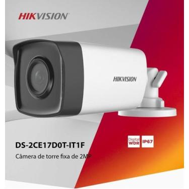 Imagem de Camera Hikvision Bullet DS-2CE17D0T-IT1F 2MP 2.8MM