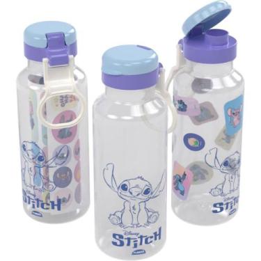 Imagem de Garrafa Plástica ABRE Fácil STITCH 600ML - Plasutil