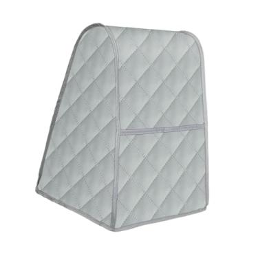 Imagem de YWJLQH Capa de proteção contra poeira para batedeira, capa de tigela de batedeira, fácil de limpar, capa de proteção contra poeira para liquidificador para, Cinza