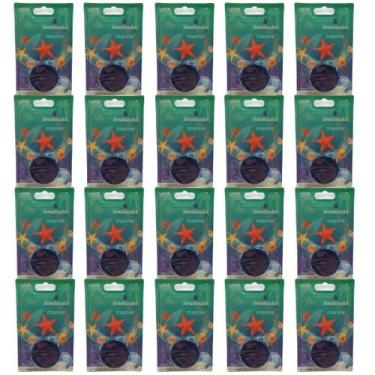 Imagem de 20 Aromatizante Sanitário Marine Pastilha Desodorizador Vaso Sanitário